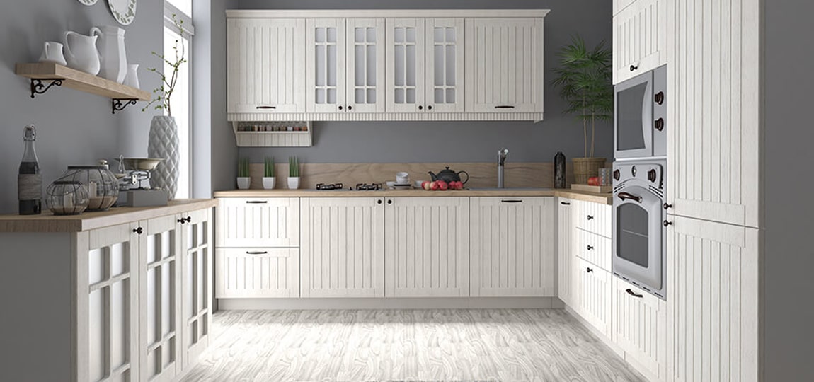 Кухня Tapio Анрэкс, цвета дуб снежный, дуб полярный цены, фото